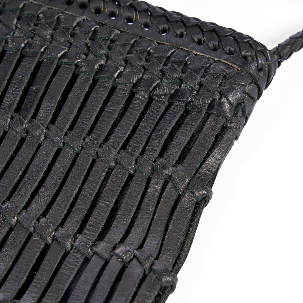 El Bolso De Cuero Voodoo - Negro