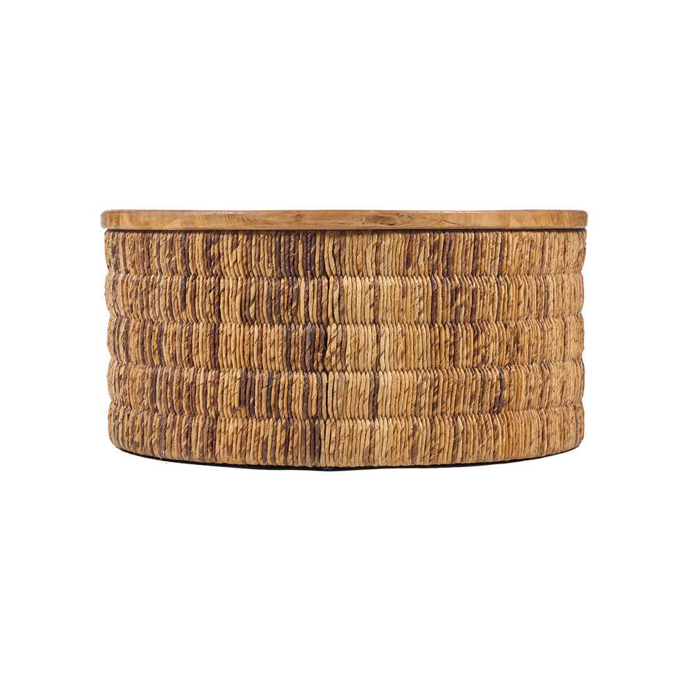 Runder Magani Couchtisch Aus Abaca - Natur