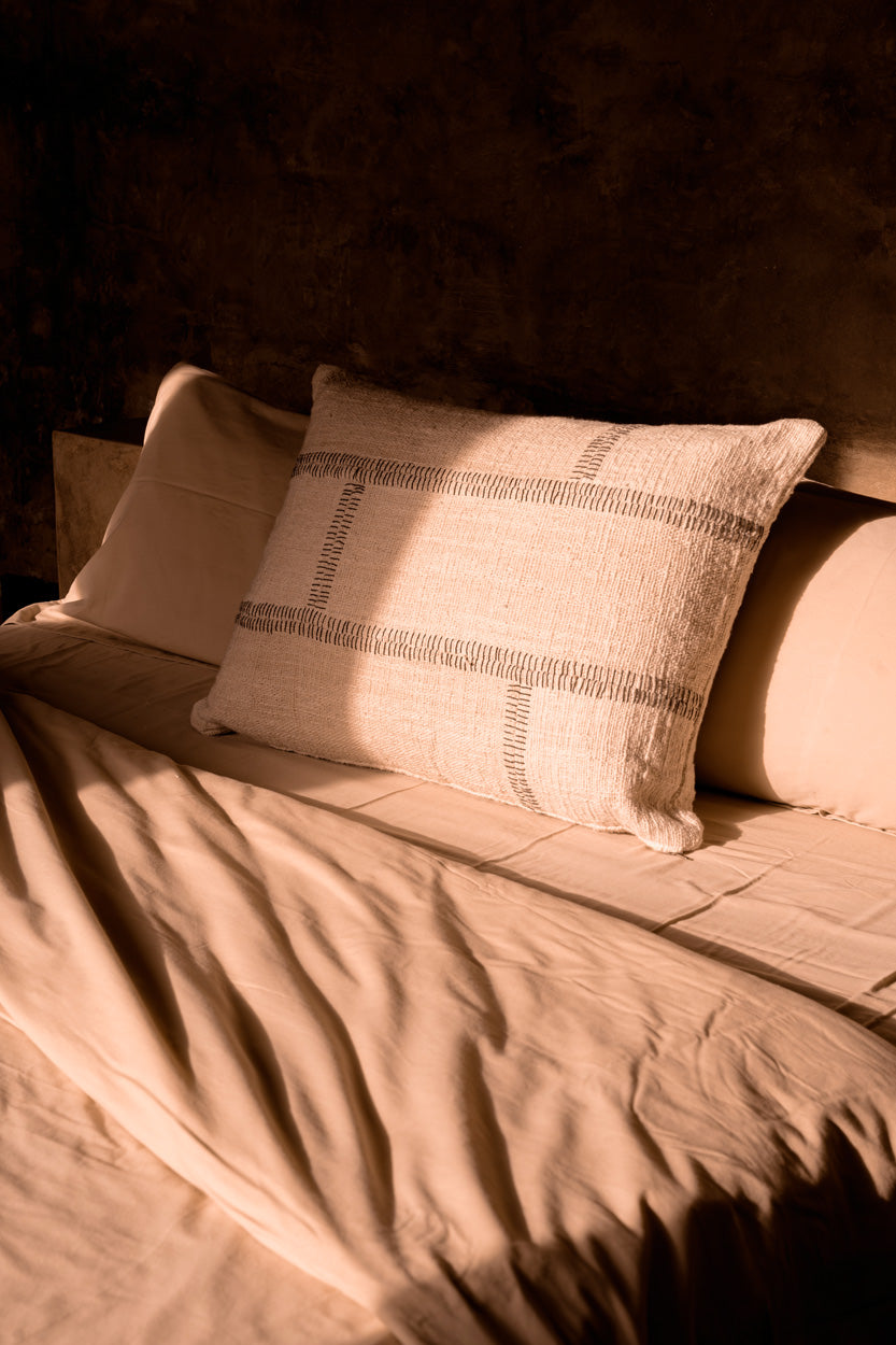 La Housse de Coussin Stonepath - Naturel 50x70