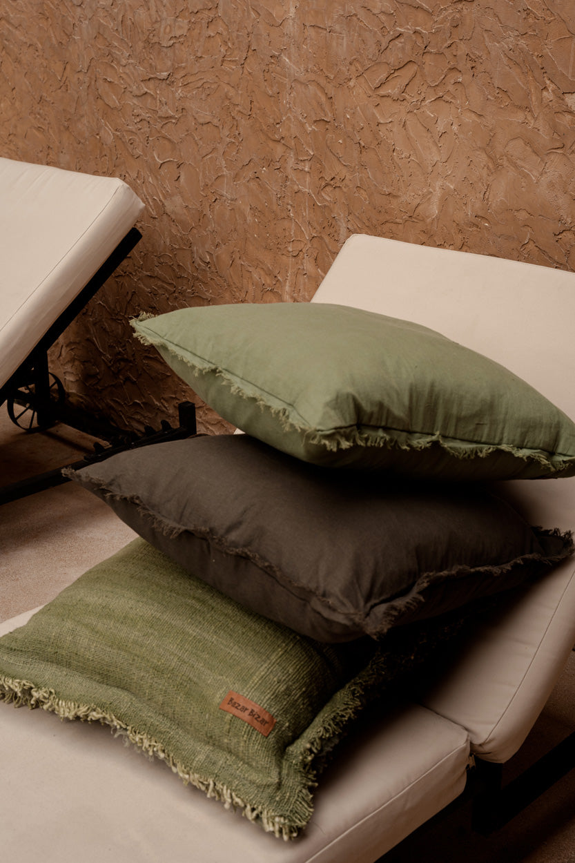 La Funda de Cojín Smoky Vibe - Gris