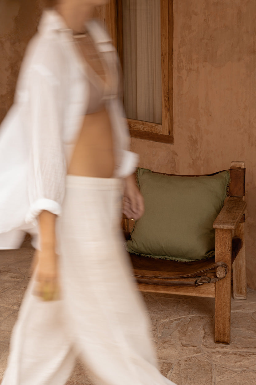 La Funda de Cojín Minty Fresh - Verde