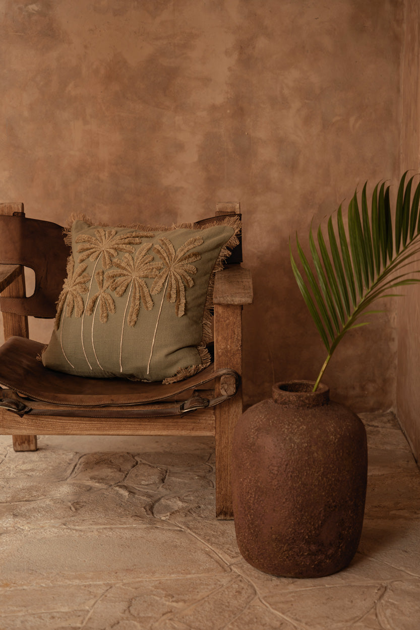 Housse de Coussin Tropical Breeze - Vert Forêt
