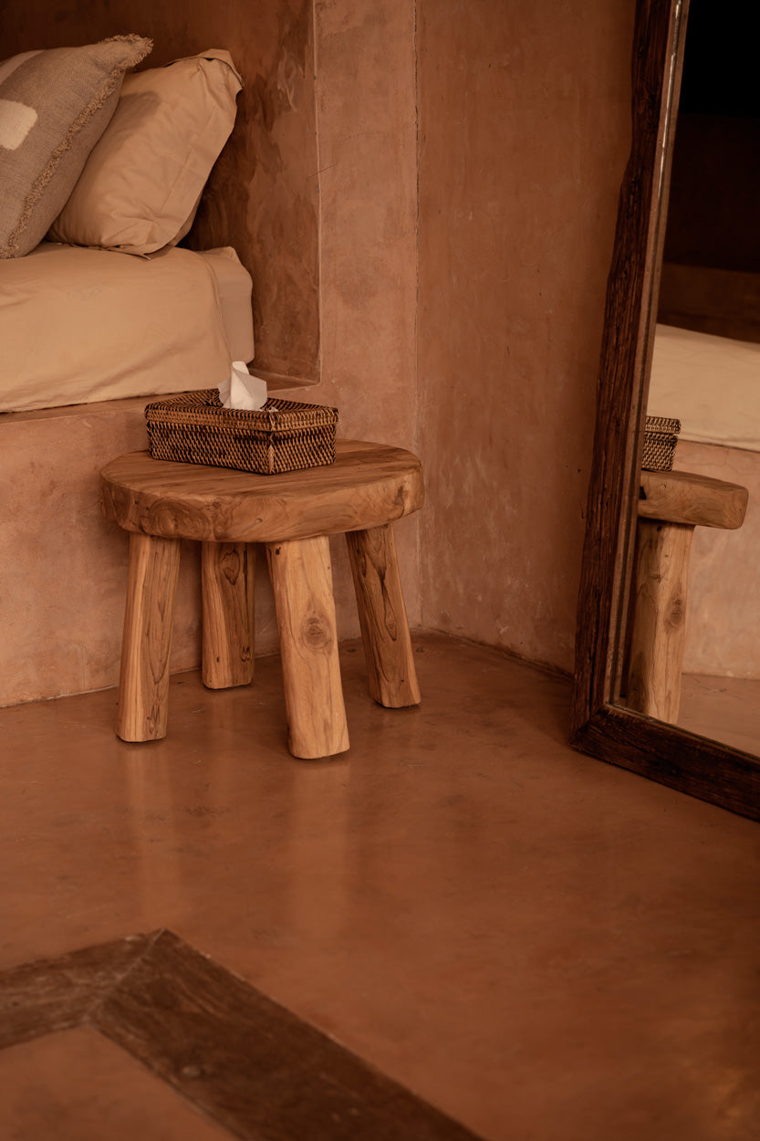 De Rattan Classic Tissue Doos - Naturel Bruin