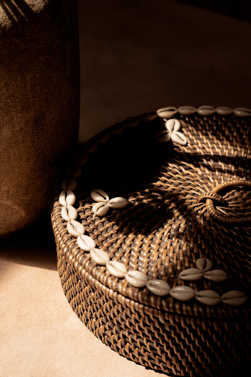 Le Panier Compartiment En Rotin - Brun Naturel