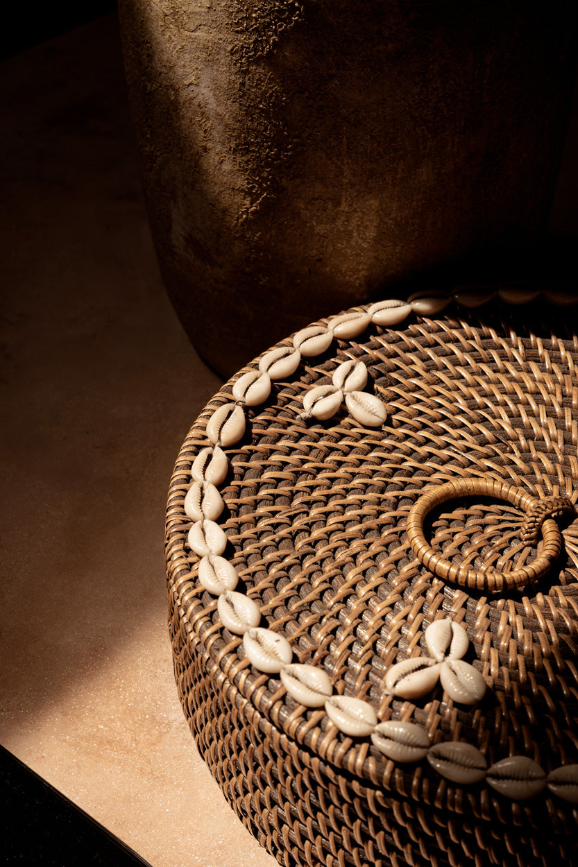 Le Panier Compartiment En Rotin - Brun Naturel