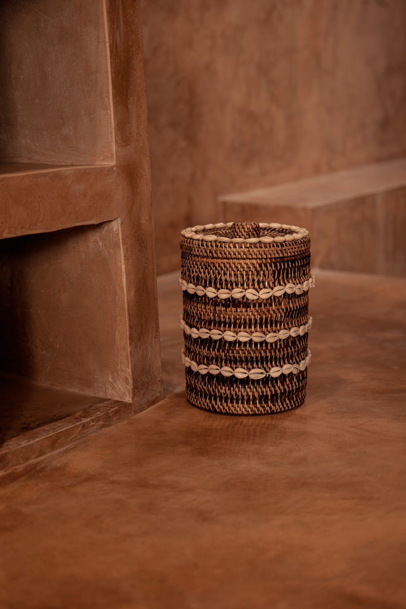 Der Shell Aufbewahrungskorb - Naturbraun