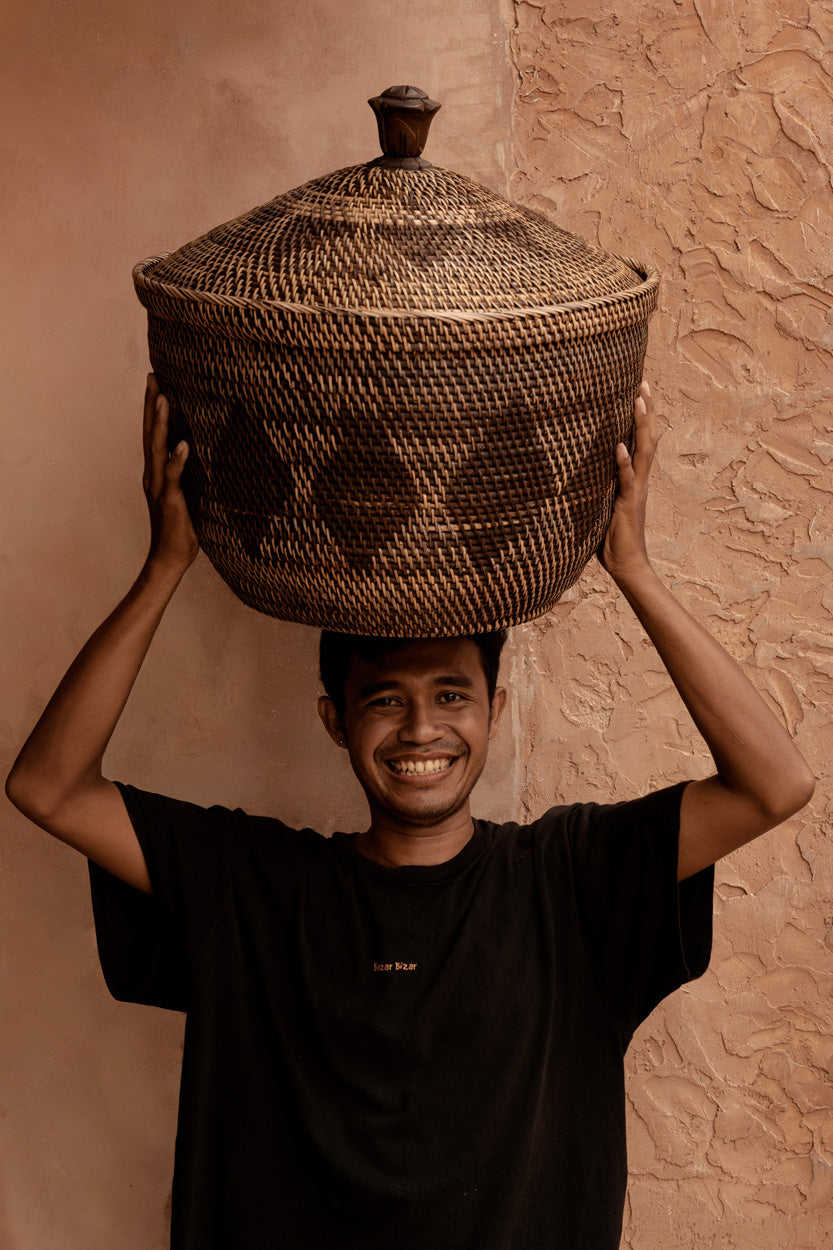 De Opberg Crown Mand - Natuurlijk Bruin