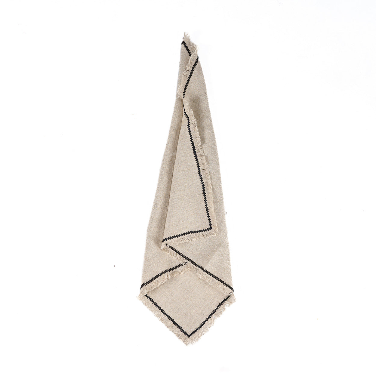 The Tuscany Napkin - Natural Black - 45x45