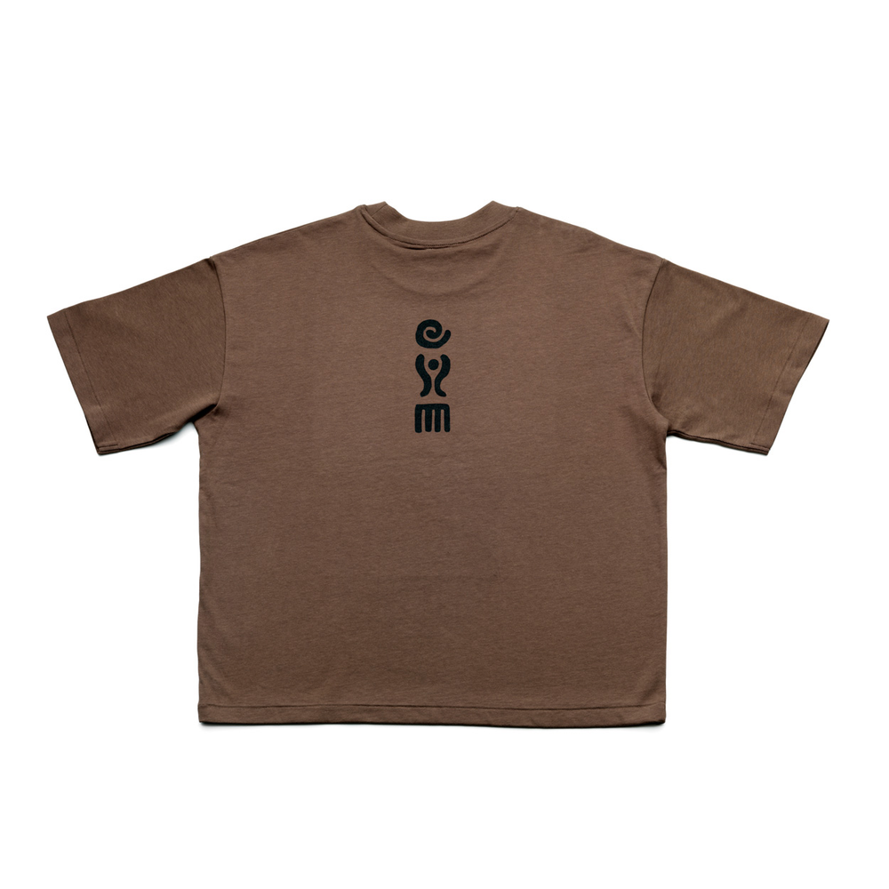 Le Glyph S/S T-Shirt - Moka Noir - S