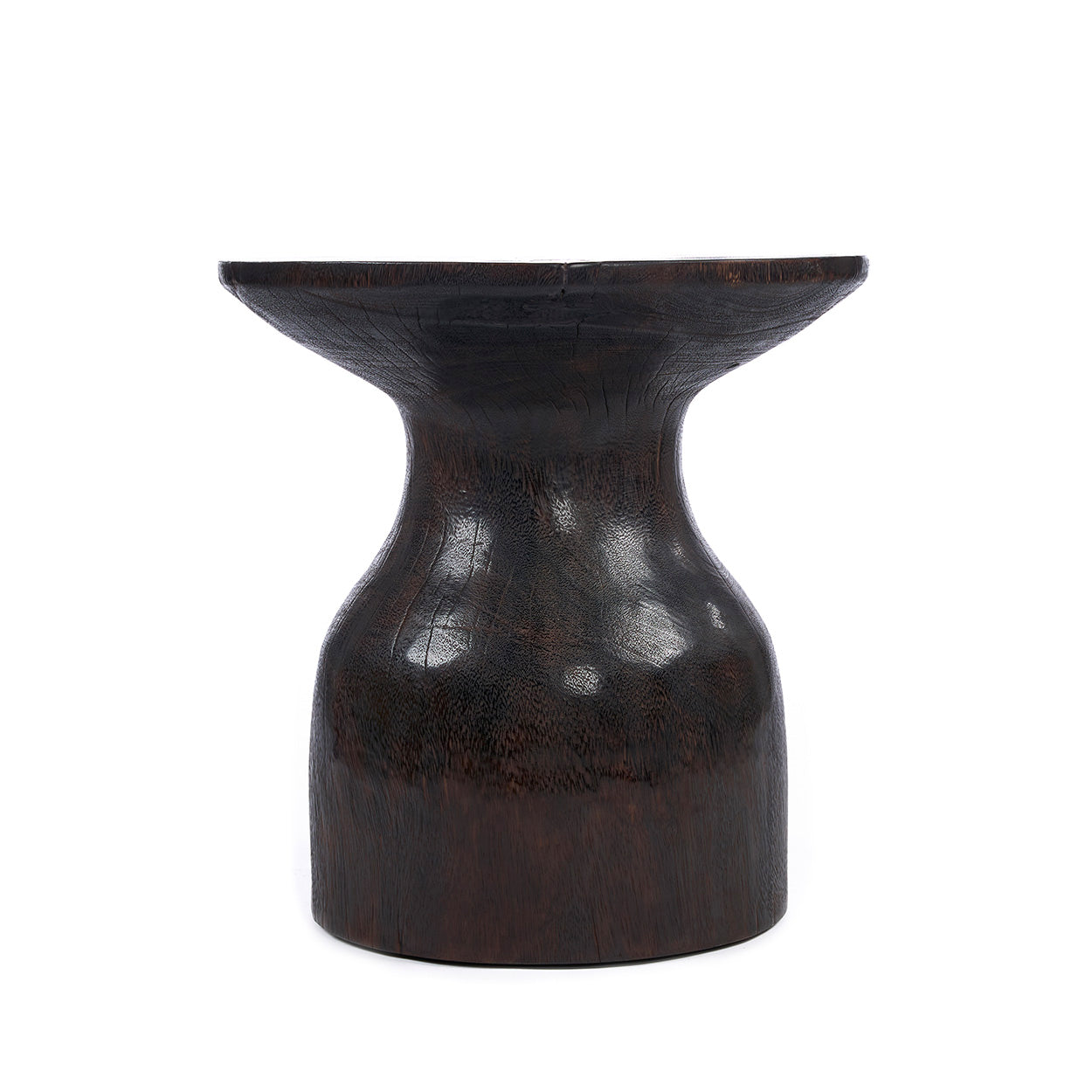 Der Hourglass Beistelltisch - Dunkles Walnussholz