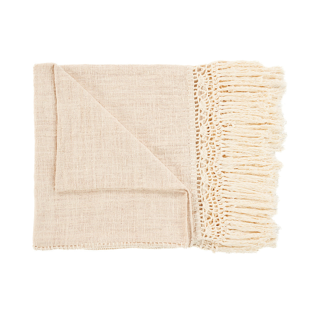 The Gypsy Bed Throw - Natural