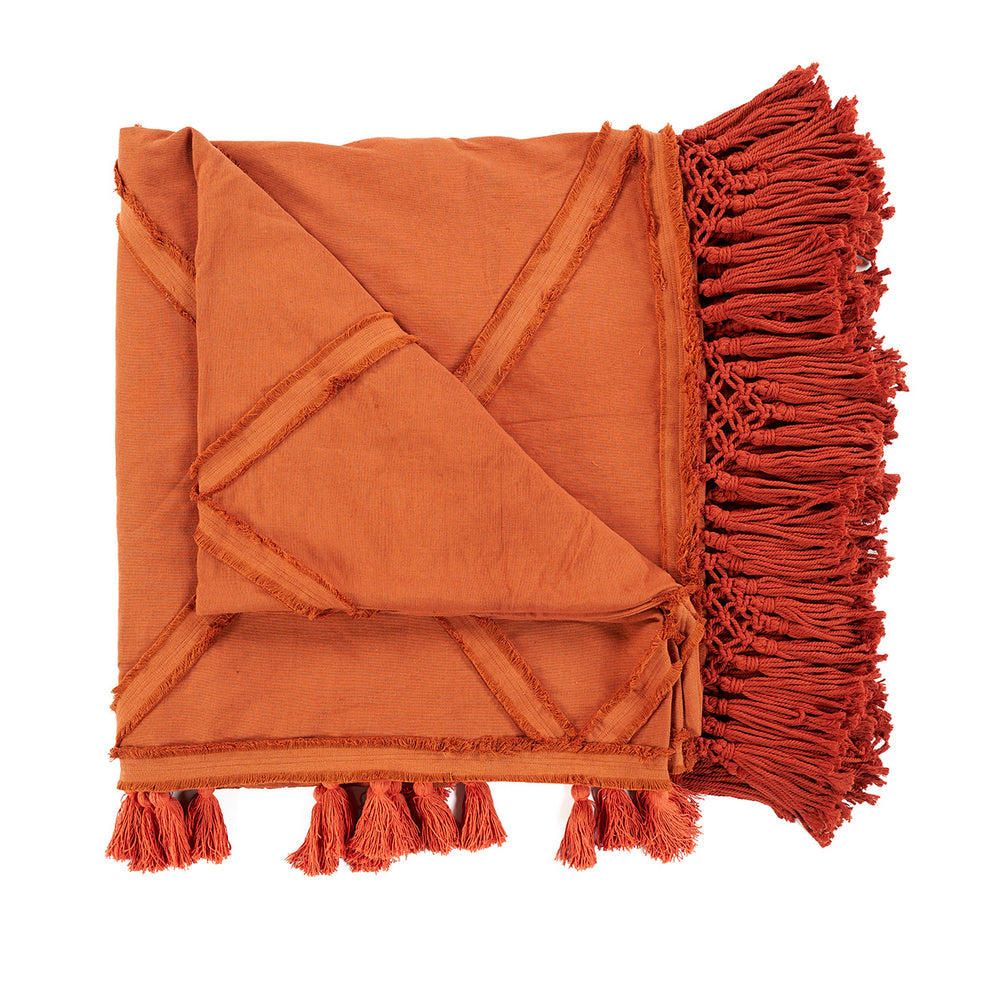 Il Copriletto Berber - Terracotta