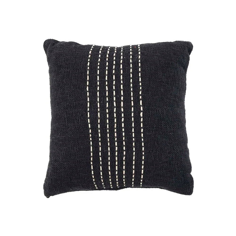 La Funda de Cojín Drizle - Negro Blanco