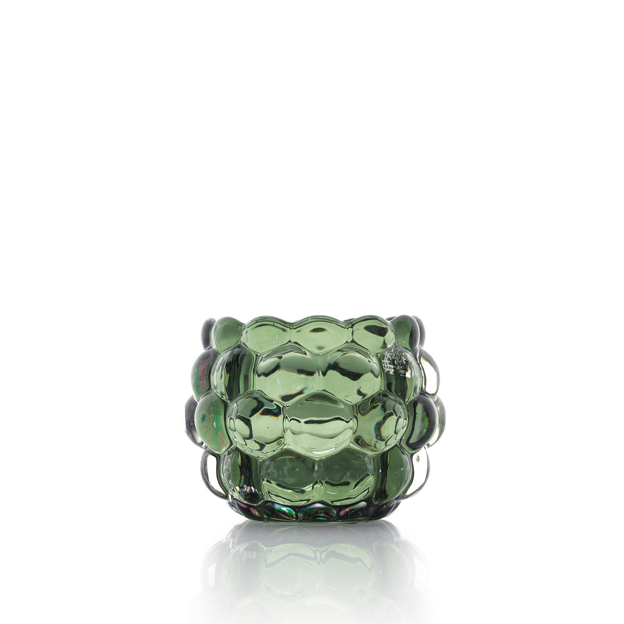 The Bubble Glow Candle Holder - Green