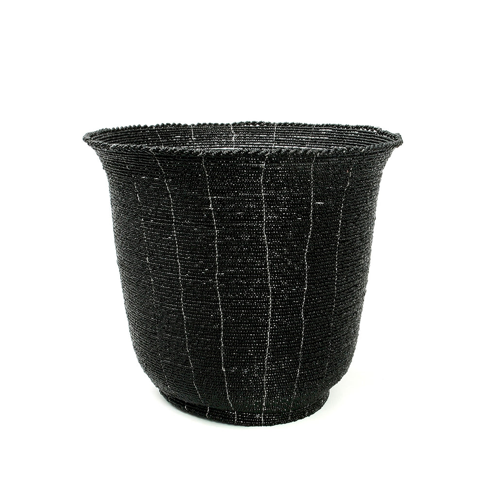 El Cuenco Alto Beaded - Negro - L