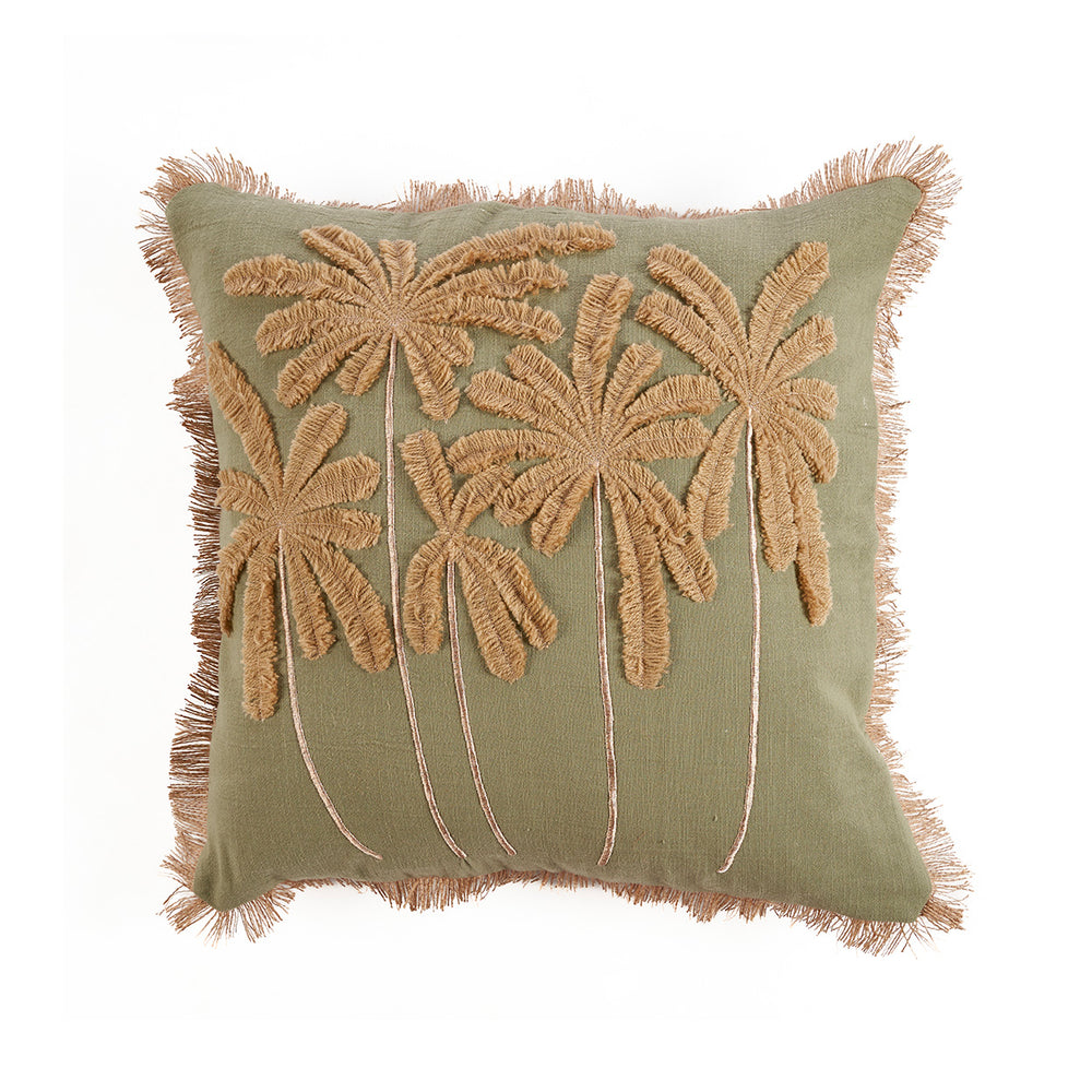 Housse de Coussin Tropical Breeze - Vert Forêt