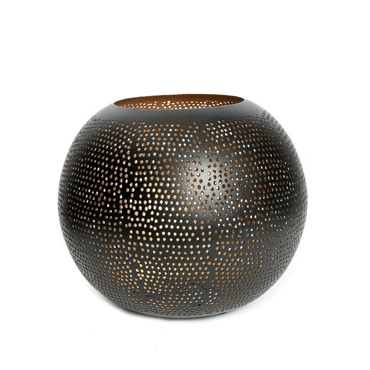 De Pierced Ball - Zwart Goud - L