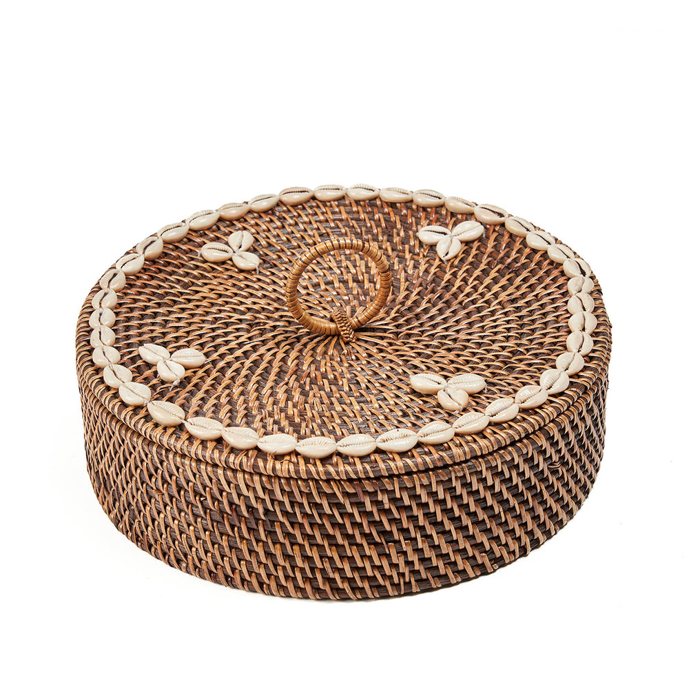 Le Panier Compartiment En Rotin - Brun Naturel