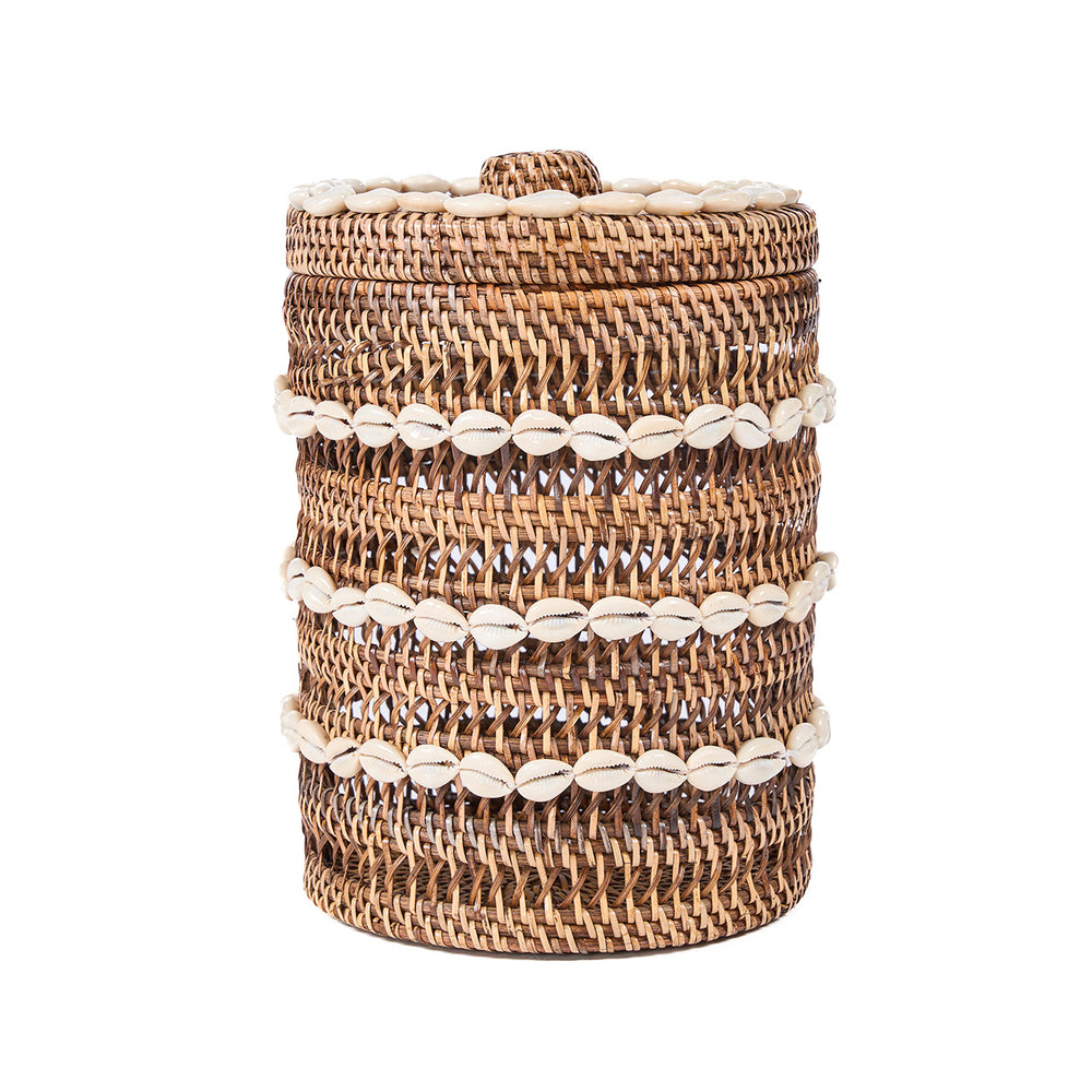De Shell Opbergmand - Natuurlijk Bruin