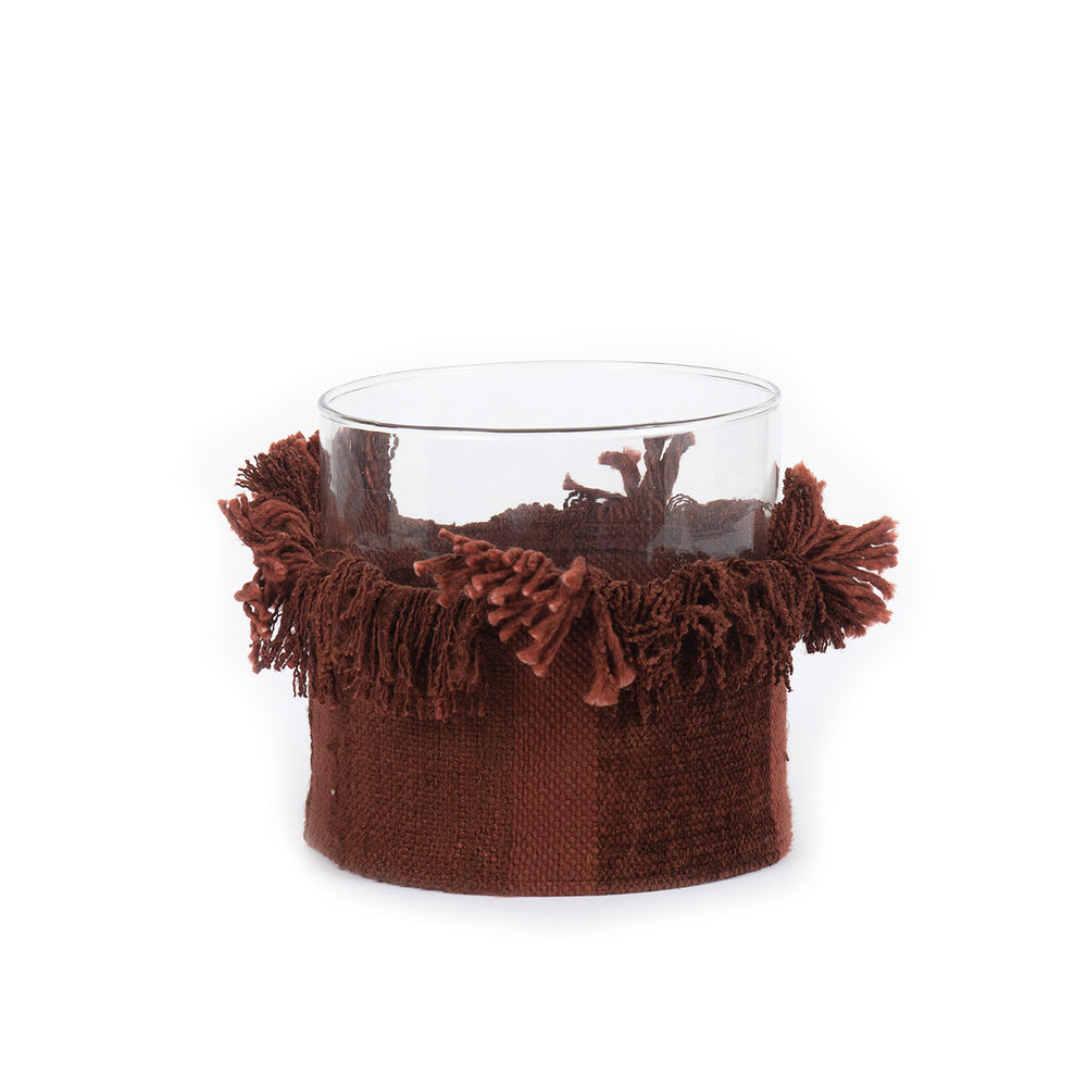 Le Oh My Gee Porte-Bougie - Velours Bordeaux - XL