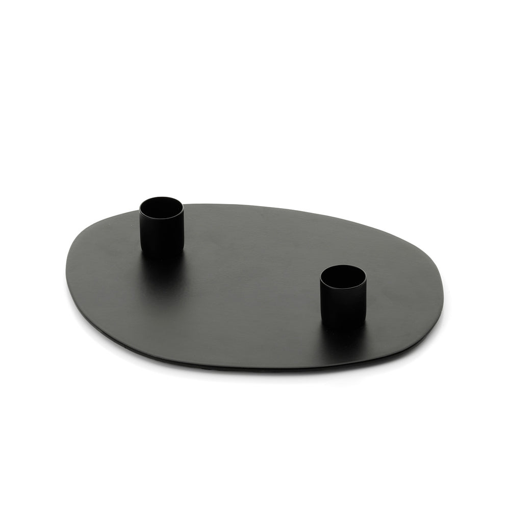 The Glowpad Candle Holder - Black - M