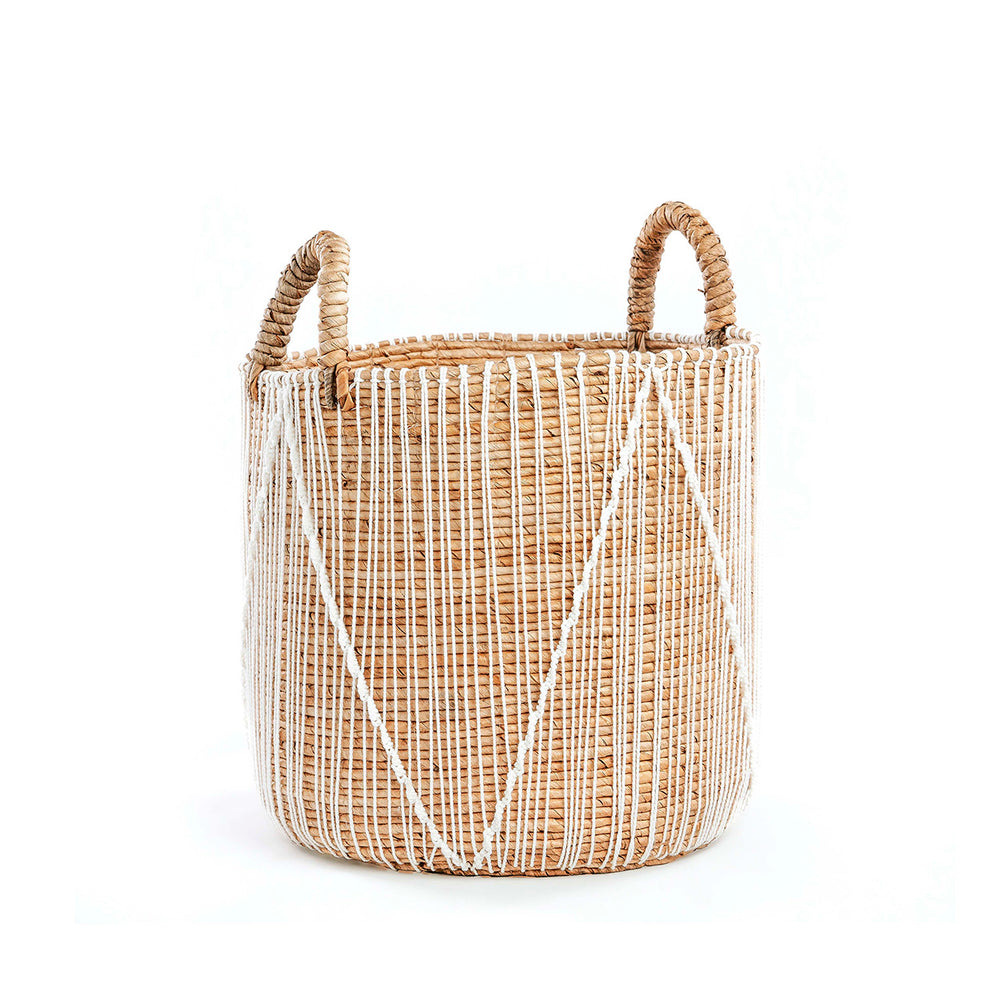 Il Cesto Straight Stitched Macrame - M