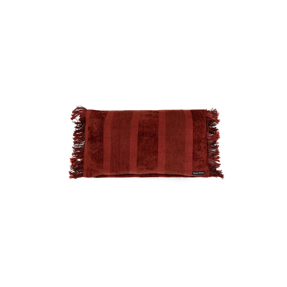 La Funda De Cojín Oh My Gee - Terciopelo Borgoña - 30x50
