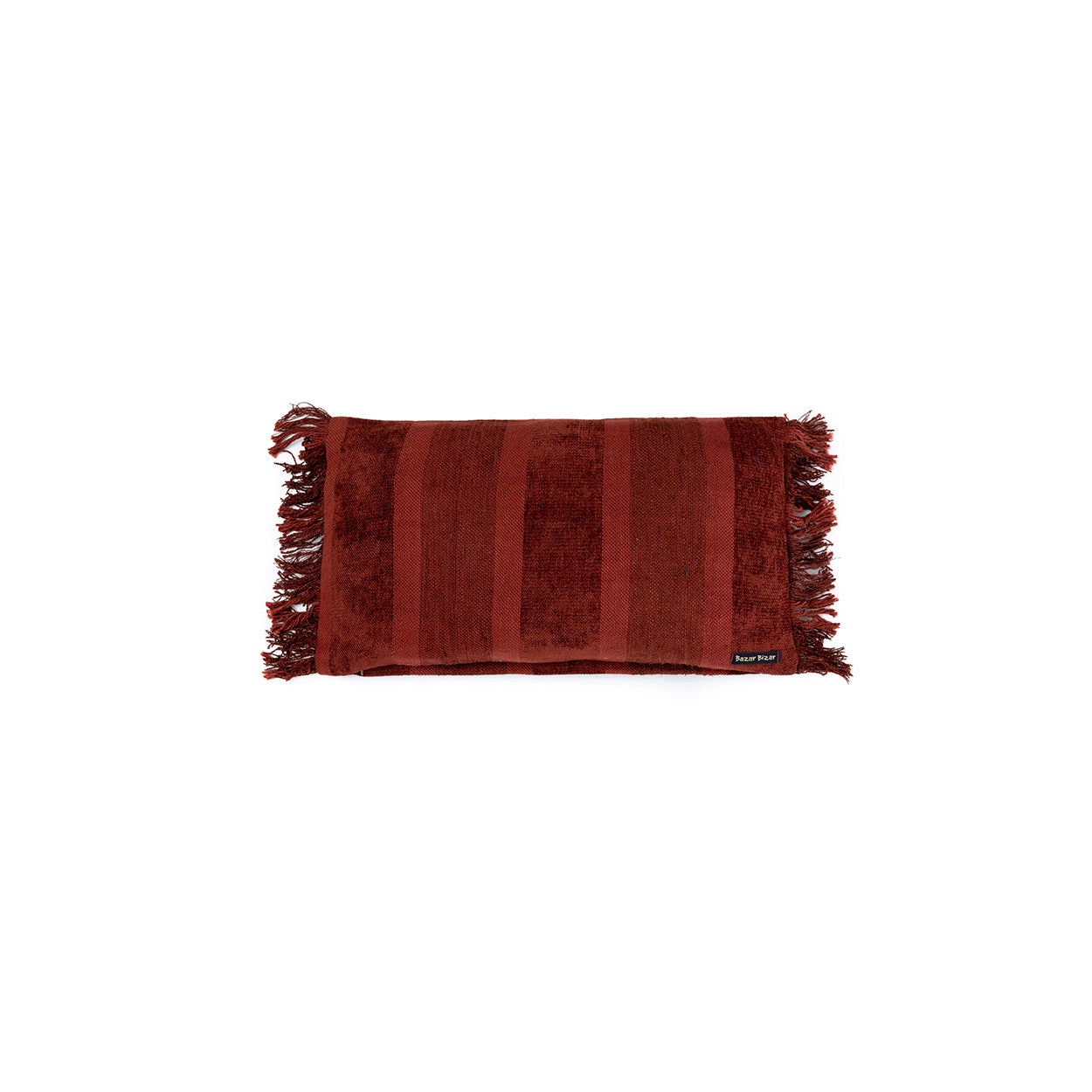 La Funda De Cojín Oh My Gee - Terciopelo Borgoña - 30x50