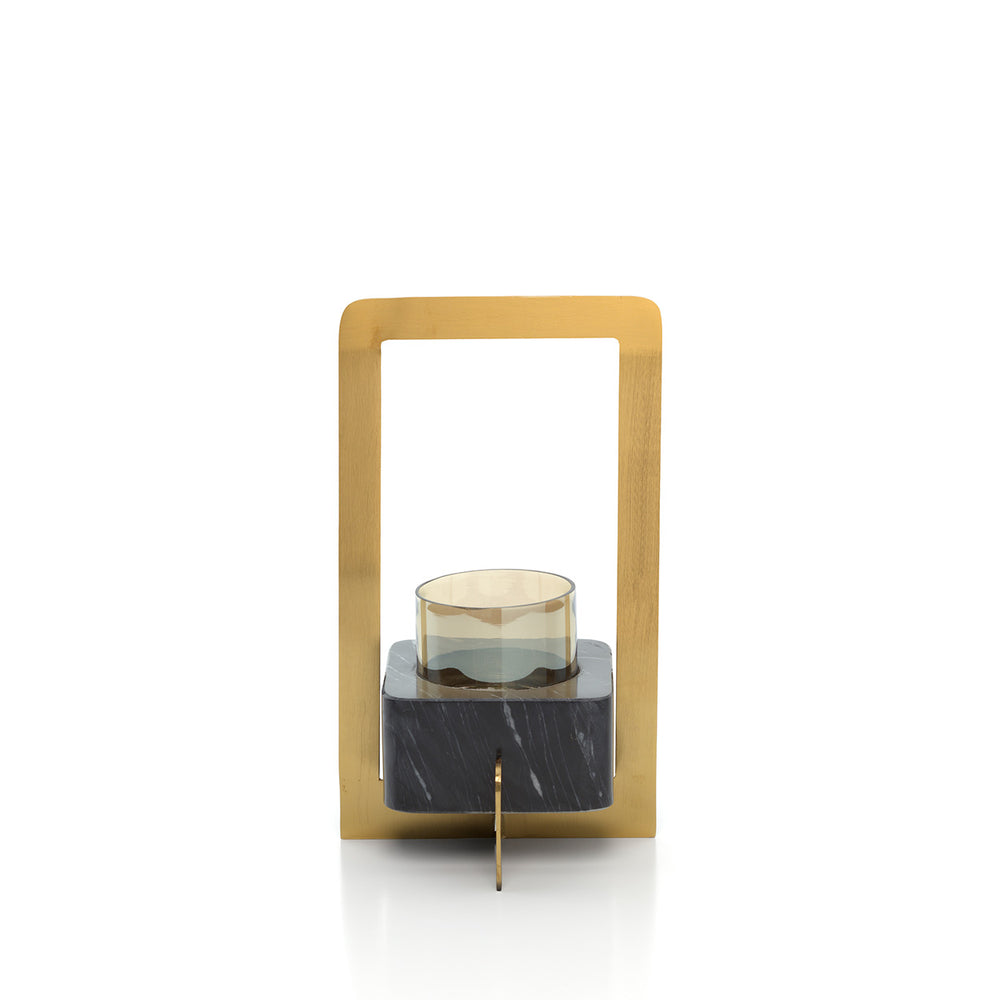 El Portavelas Marbre d’Or - Dorado Negro - L