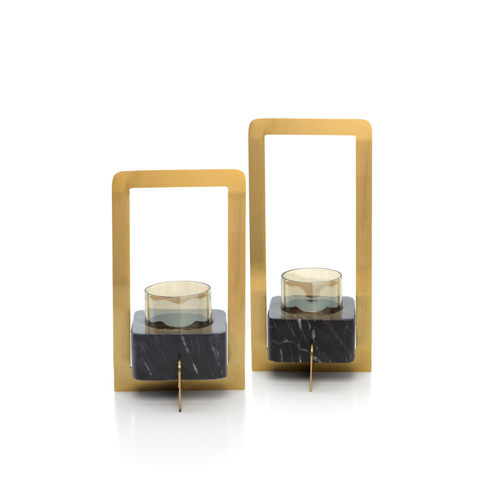 El Portavelas Marbre d’Or - Dorado Negro - L