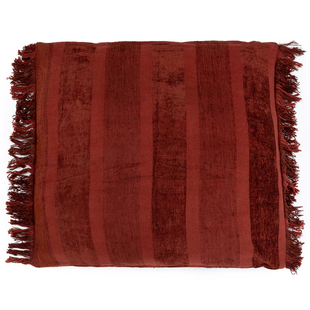Der Oh My Gee Kissenbezug - Bordeaux Samt - 60x60