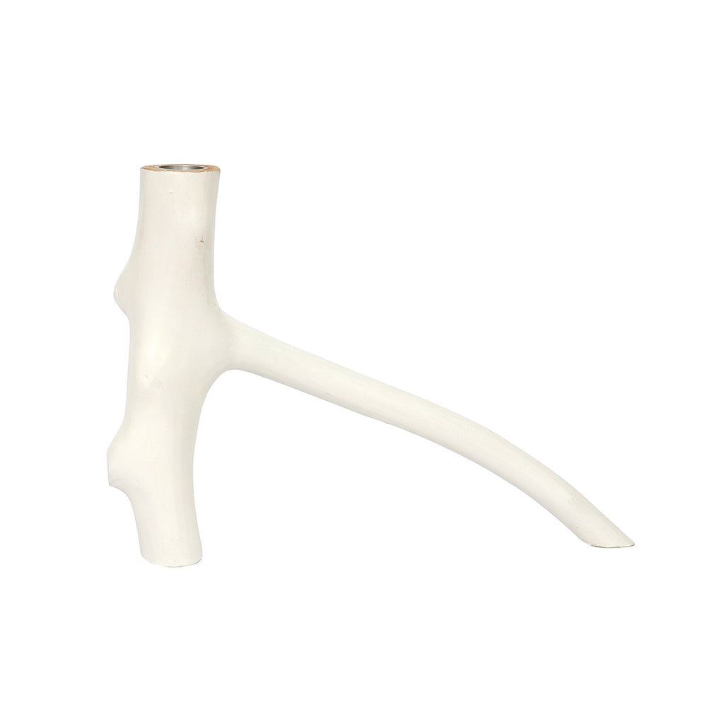 De Triple Twig Kaarsenhouder - Wit