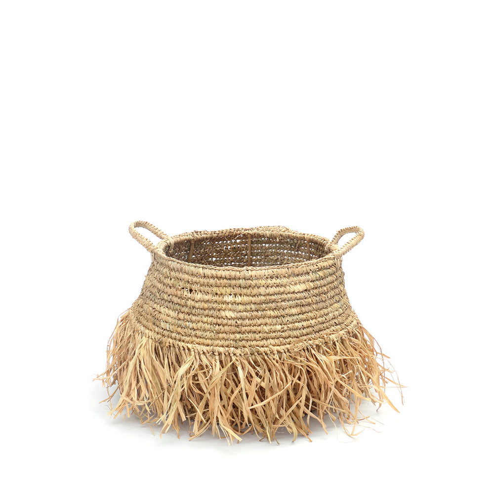 De Raffia Deluxe Manden - Naturel - Medium