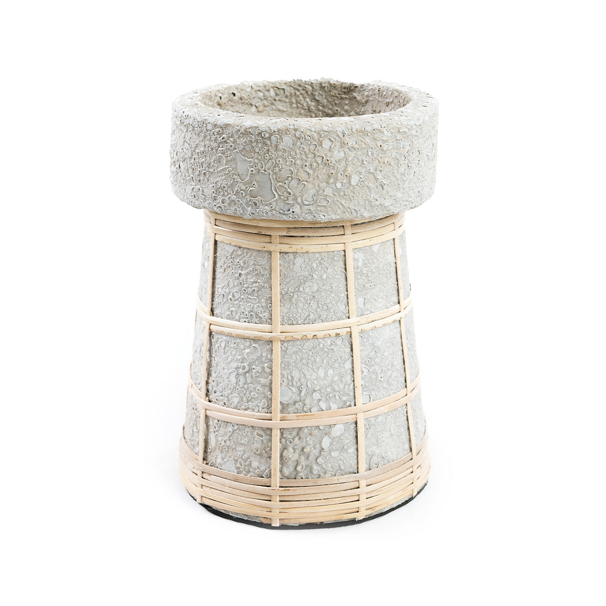 De Serene Kaarsenhouder - Betongrijs Naturel - L