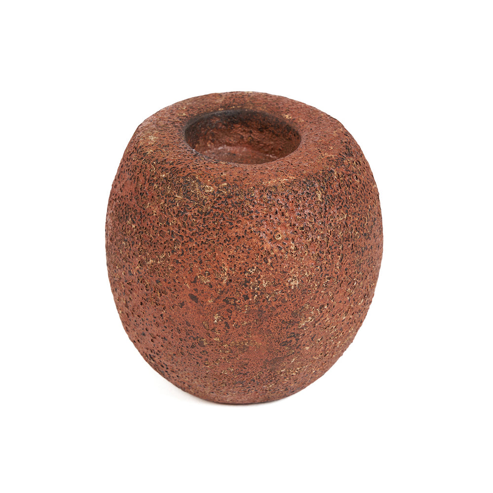 Der Cavestone Kerzenhalter - Terrakotta