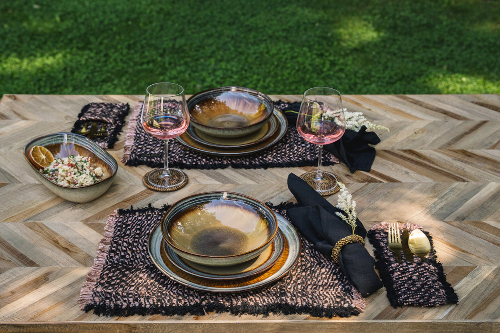 Il Portaposate Oh My Gee - Nero Rame