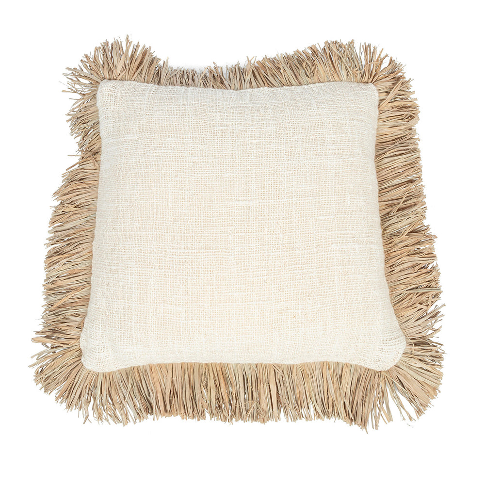 The Saint Tropez Cushion Cover - Natural White - 60x60