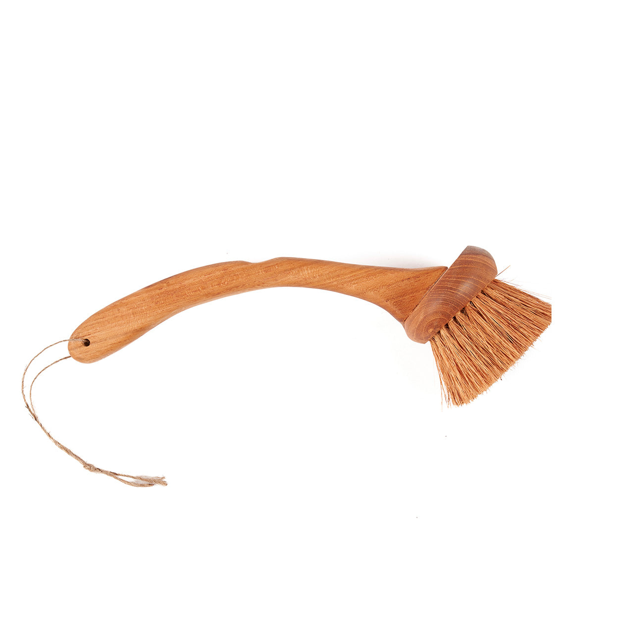Hangable cleaning brush in natural material, ideal to dusting and add unique accent