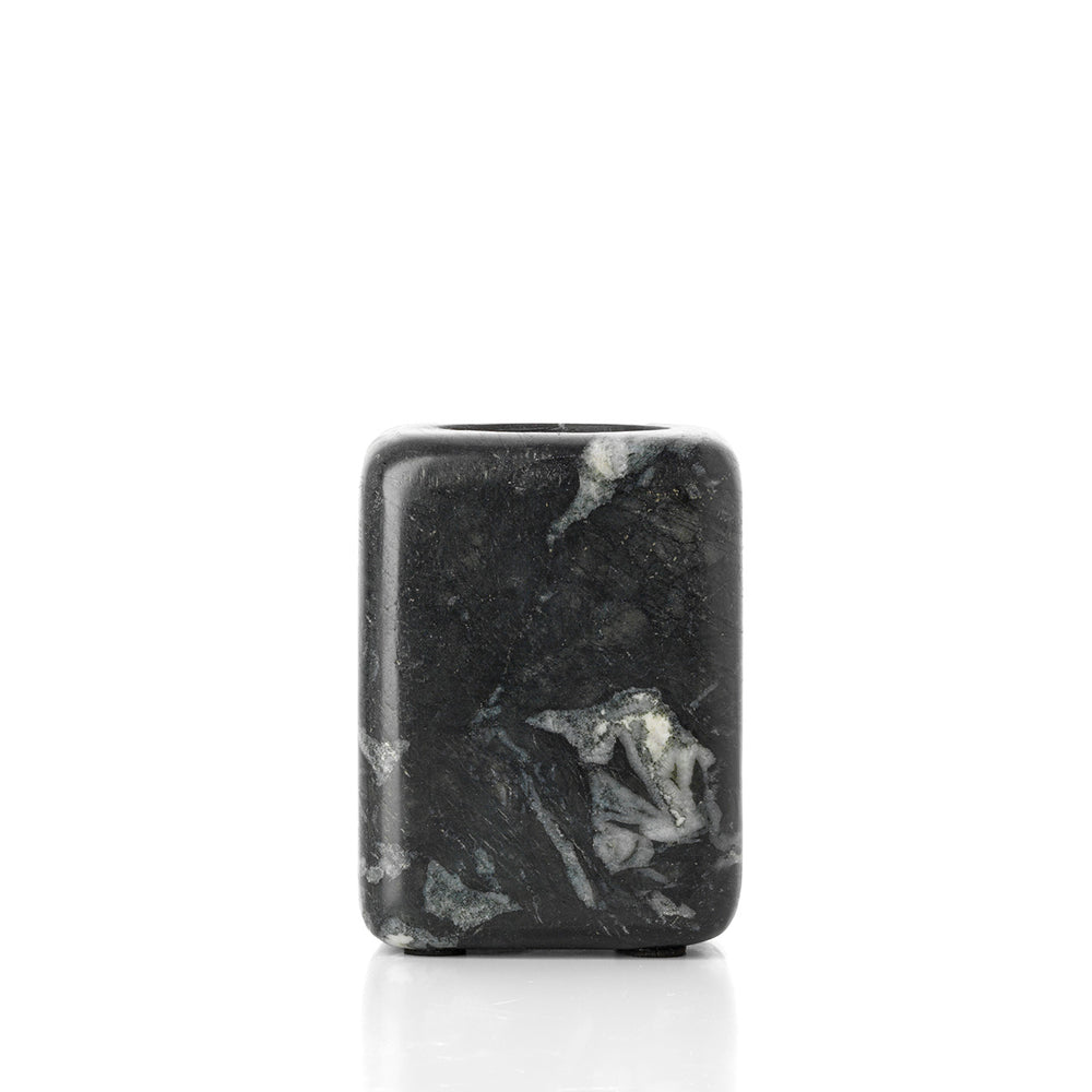 The Marble Tooth Brush Holder - Marine Black