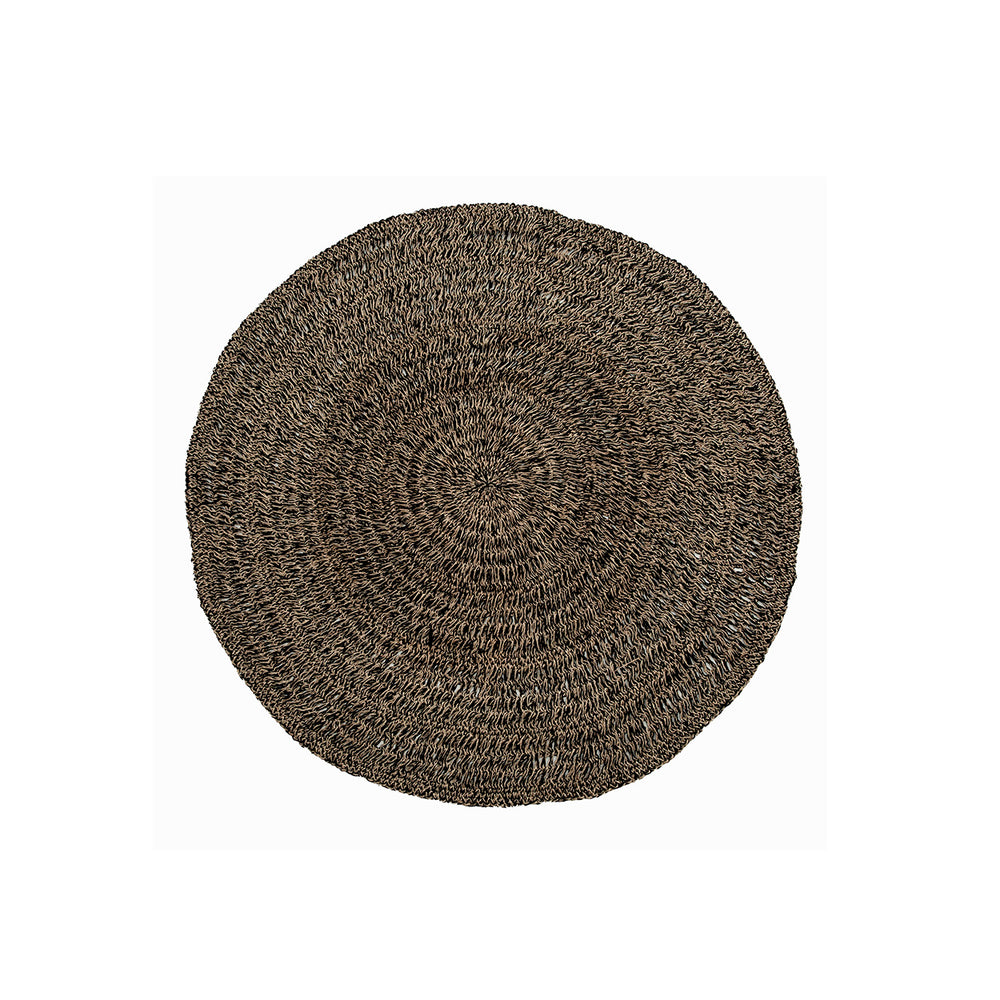 Le Tapis Seagrass - Naturel Noir - 150