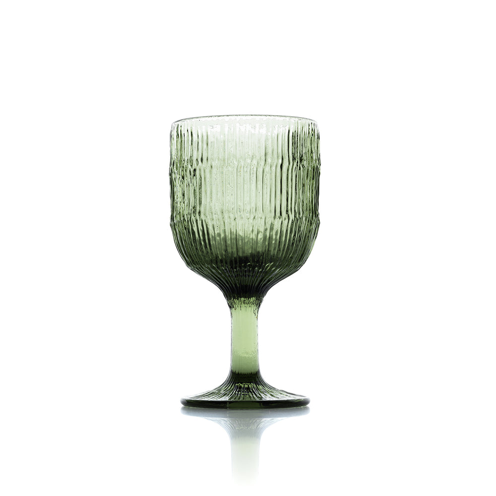 Le Verre À Vin Moss Ripple - Vert