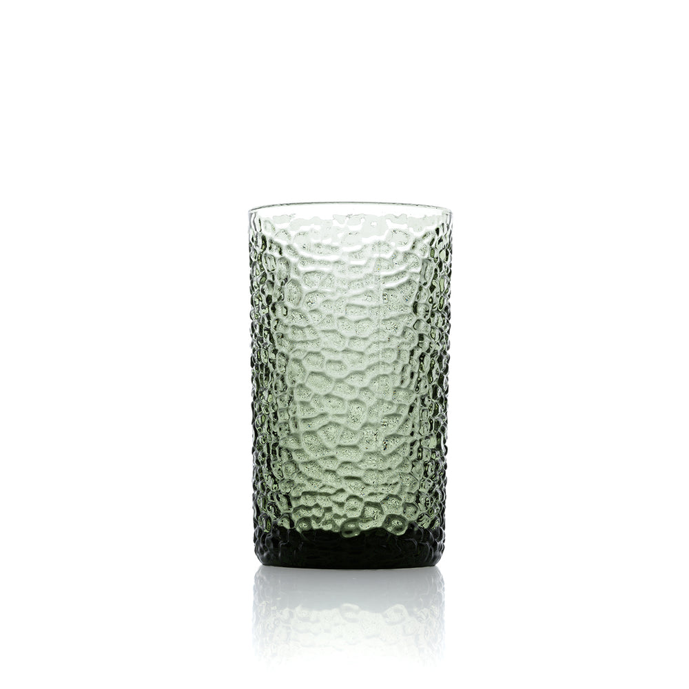 Das Green Pebble Highball Glas - Grün