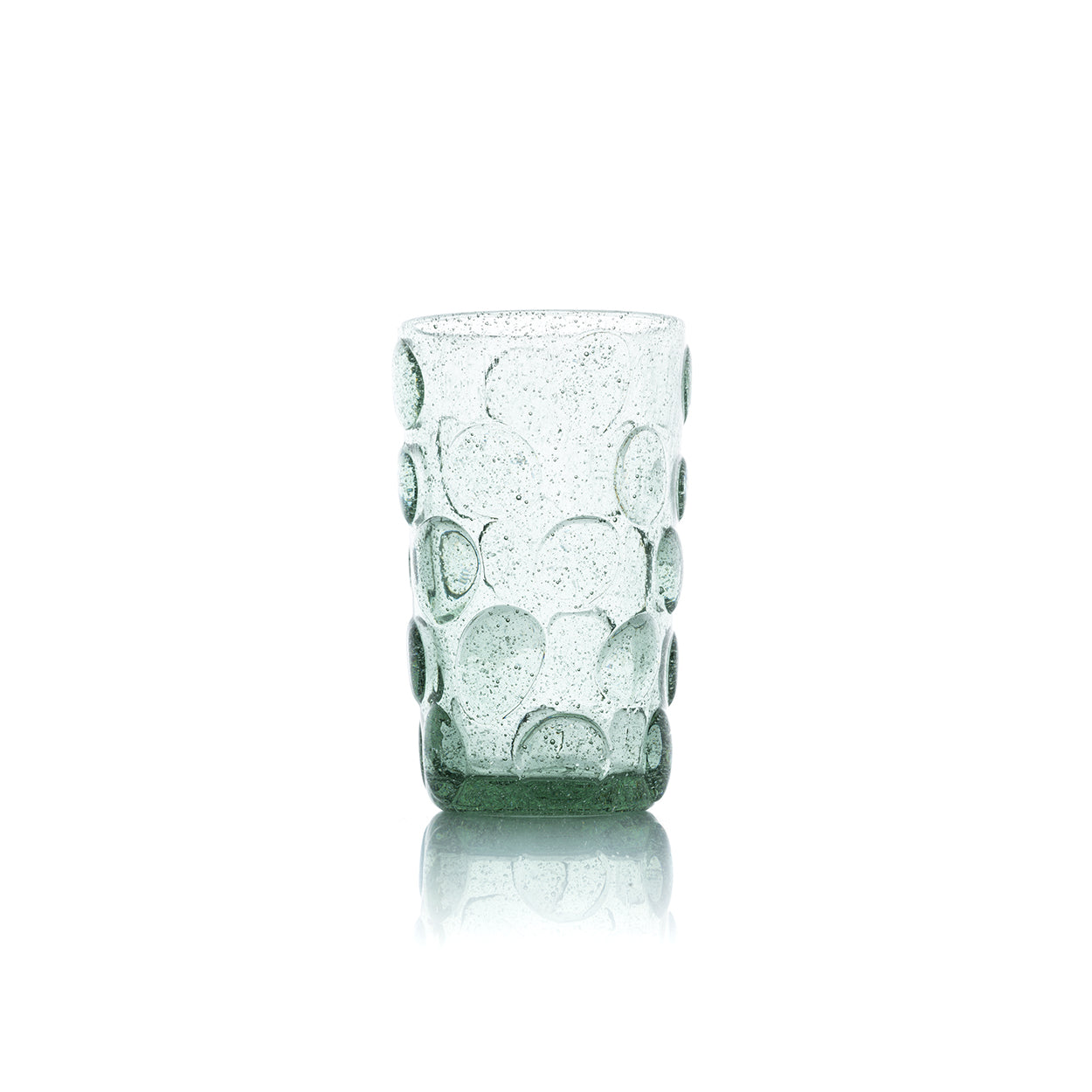 Das Frosted Dot Highball Glas - Aqua