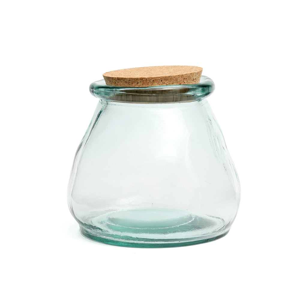 Der Belly Glastopf - Blau - L