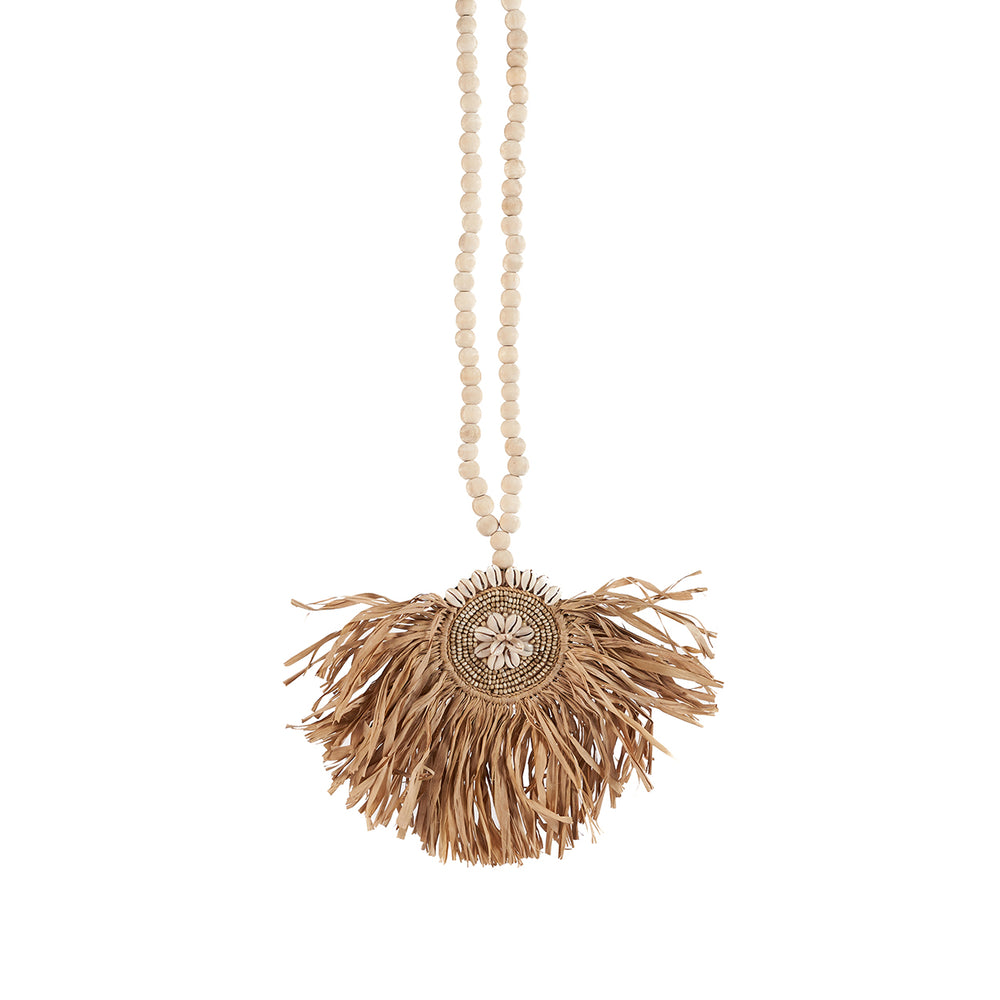 Le Raffia Tajoe Pompon - Naturel