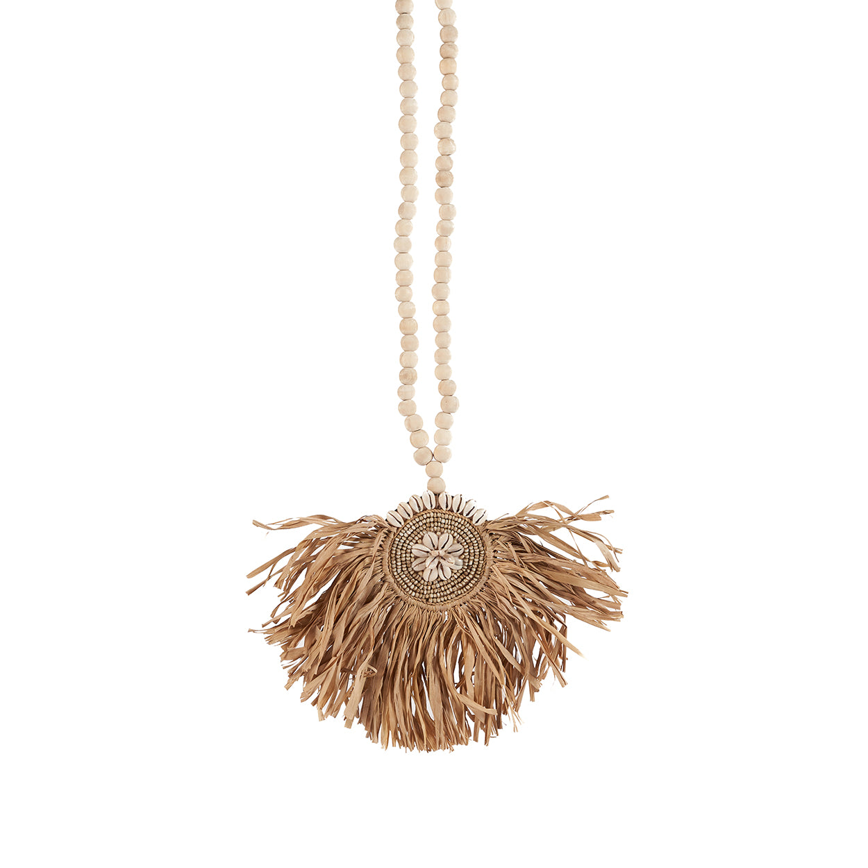 Le Raffia Tajoe Pompon - Naturel