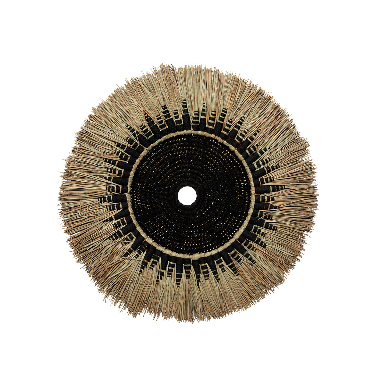 La Decorazione Murale In Rafia E Macramé - Nero Naturale