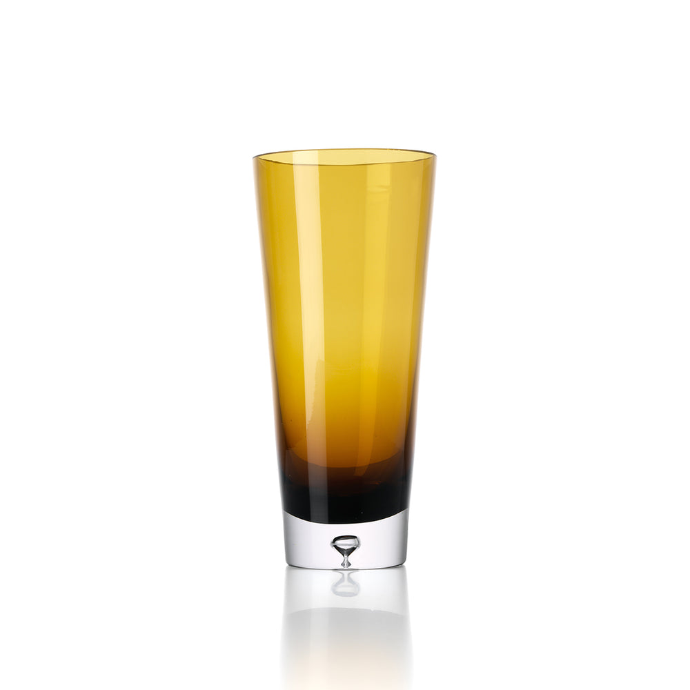 Die Sunset Glow Vase - Braun Gold - L