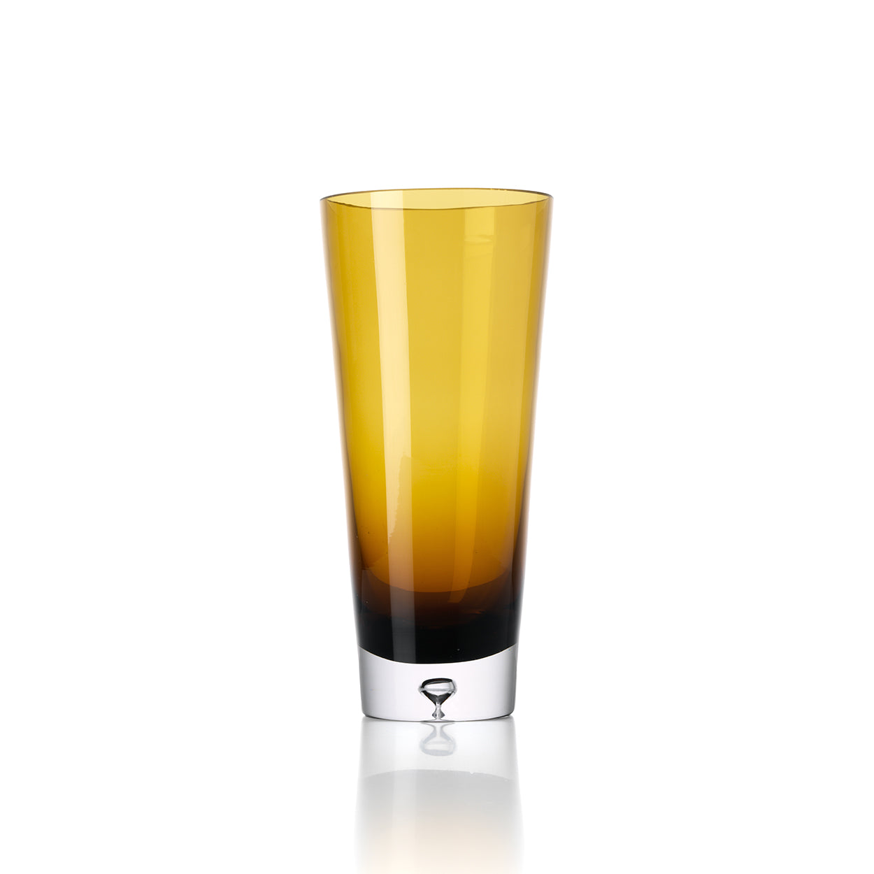 Die Sunset Glow Vase - Braun Gold - L