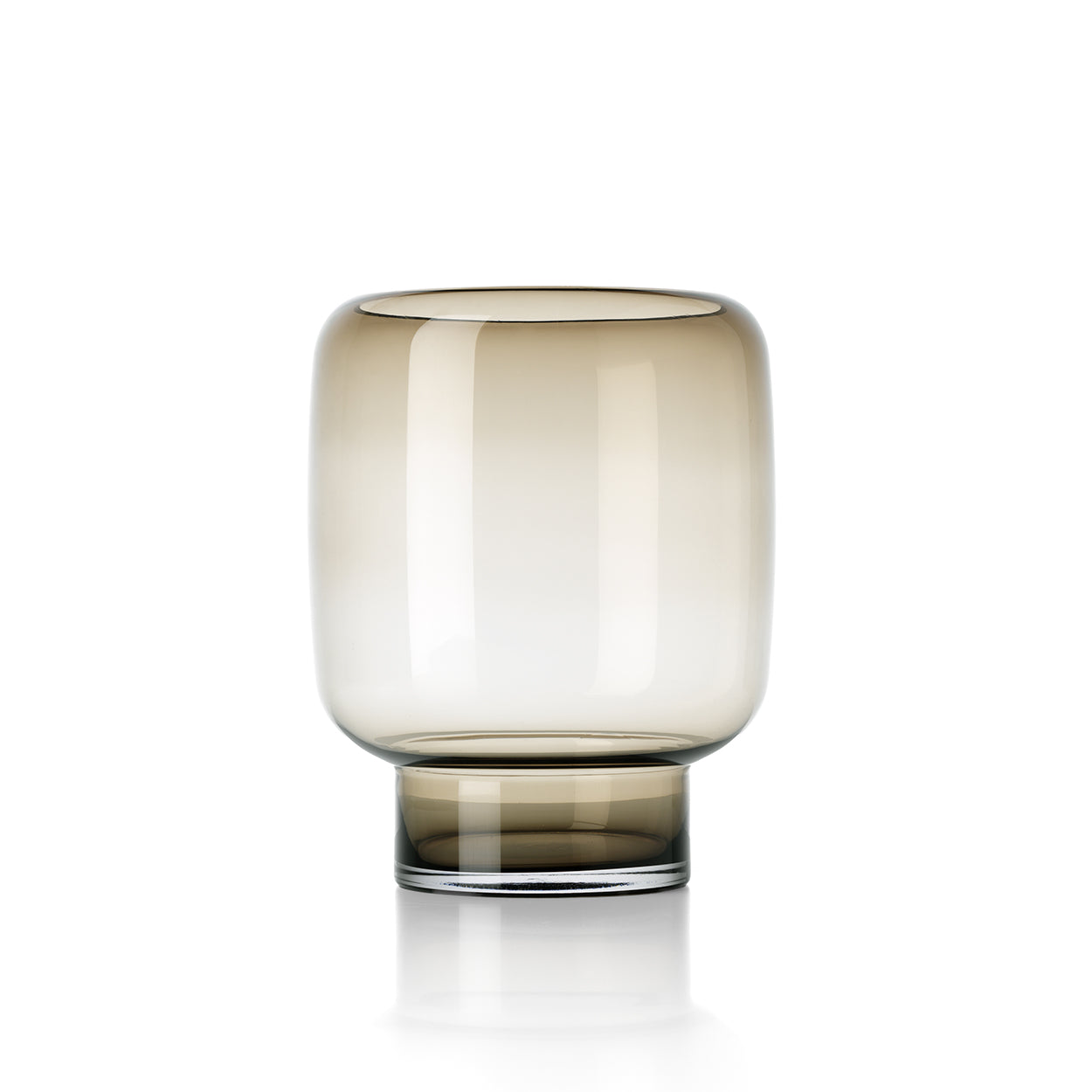 Die Smoky Cube Vase - Braun - L